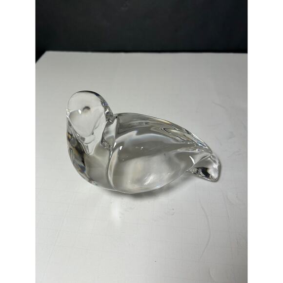 Val St Lambert - Kathleen DeSousa Dove / Bird Crystal Sculpture - Signed - Picture 5 of 9